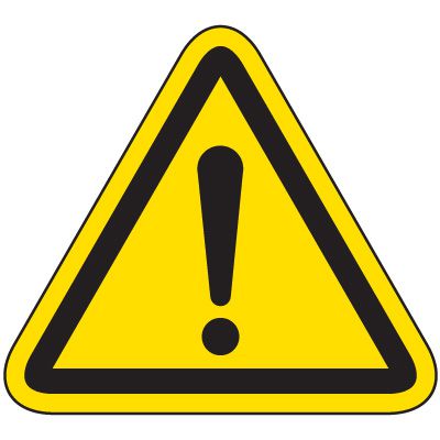 International Symbol Labels - General Warning